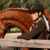 Ridehjelm Star Lady Chrome Brun Ridehjelm Star Lady Chrome Brun