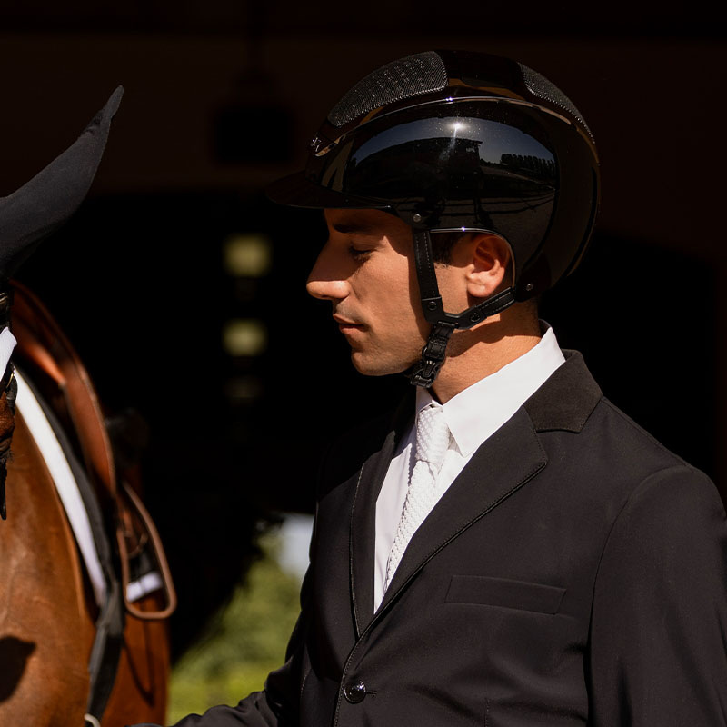 Ridehjelm Dogma Pure Shine Svart