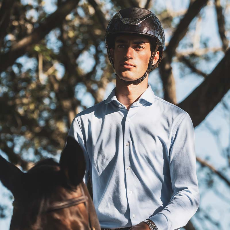 Ridehjelm Dogma Pure Shine Brun