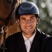 Ridehjelm Dogma Pure Shine Grå Ridehjelm Dogma Pure Shine Grå