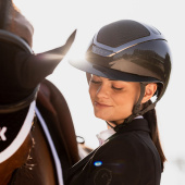 Ridehjelm Star Lady Pure Shine Grå Ridehjelm Star Lady Pure Shine Grå