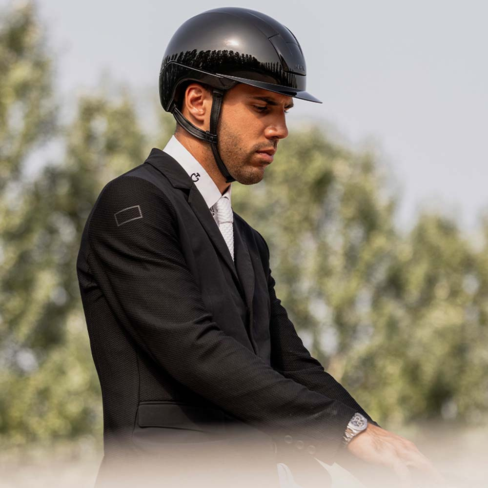 Ridehjelm Kooki Shine Svart