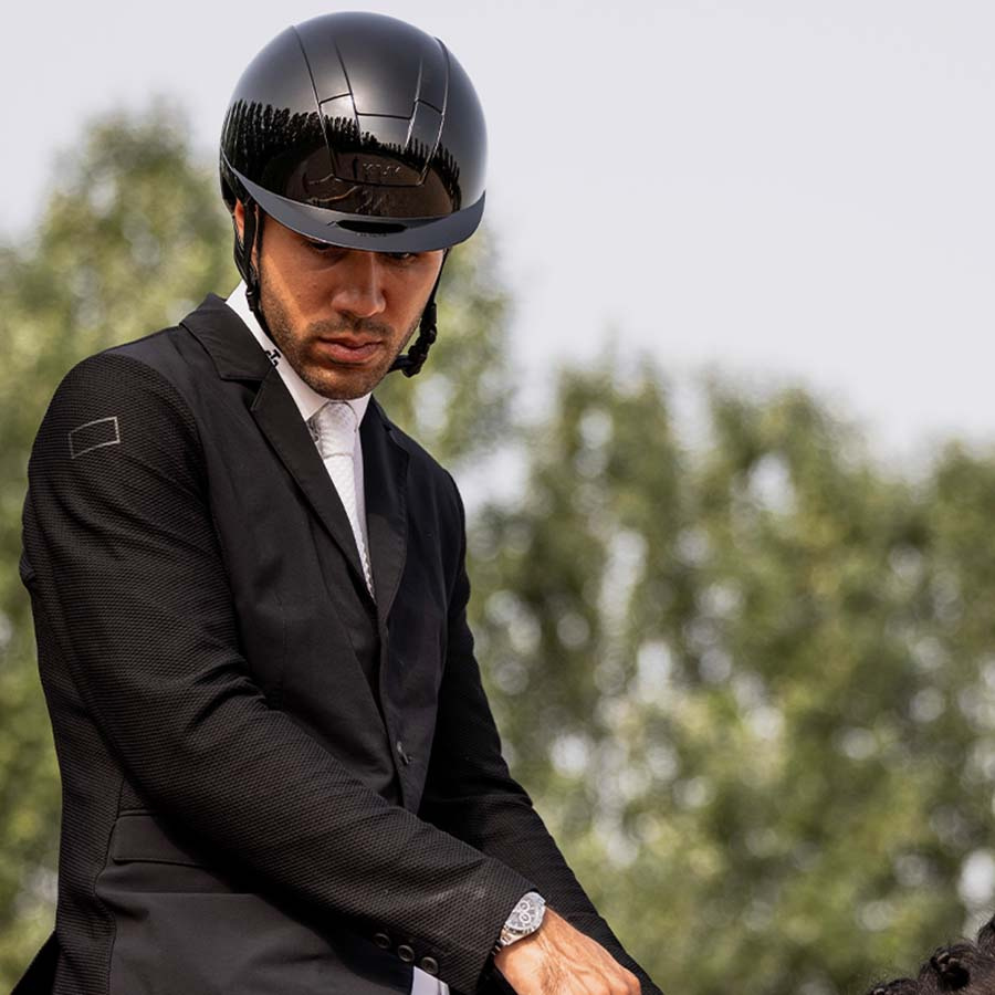 Ridehjelm Kooki Shine Svart