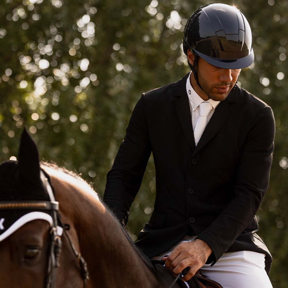 Ridehjelm Kooki Shine Marineblå