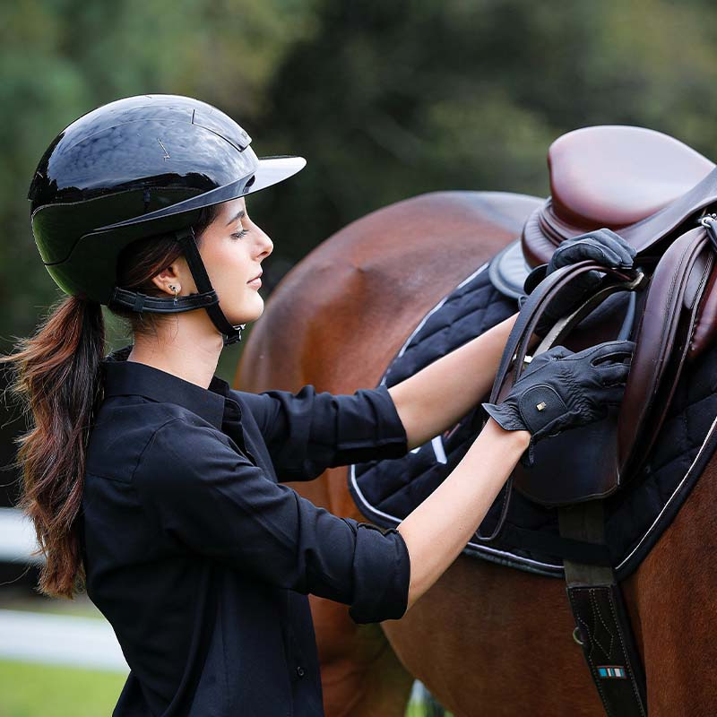 Ridehjelm Kooki Lady Shine Svart