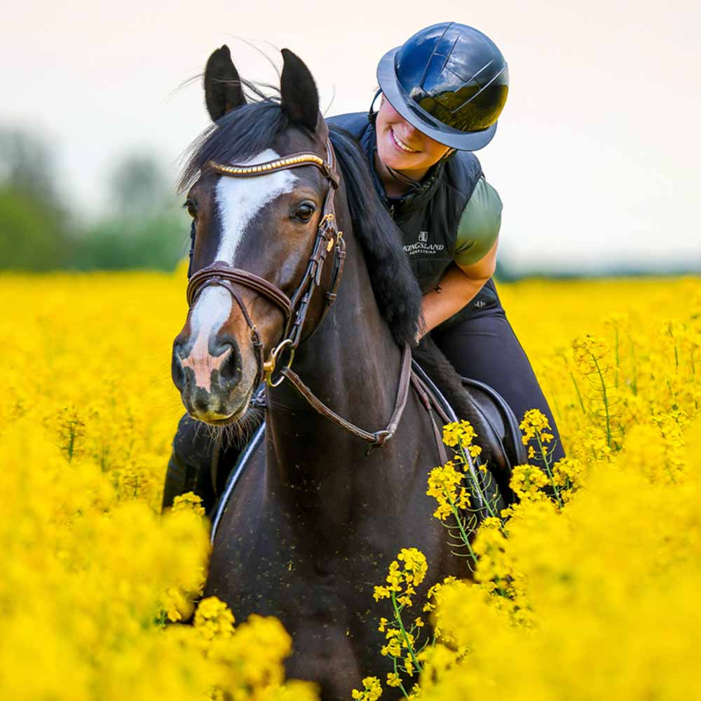 Ridehjelm Kooki Lady Shine Marineblå