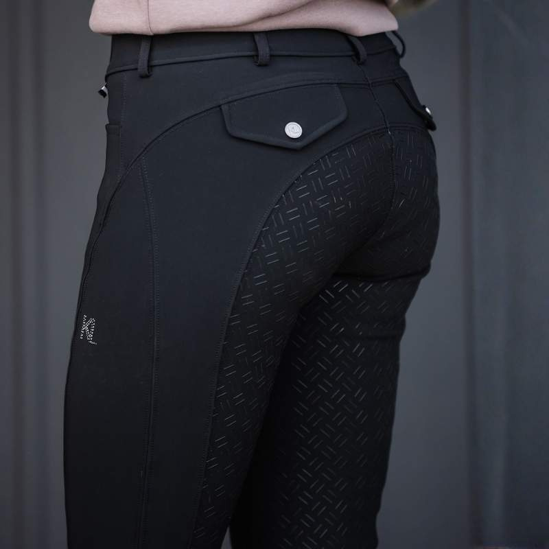 Ridebukse KLKimi A Shape Full Grip Svart