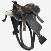 Westernsal Toy Pony Svart Westernsal Toy Pony Svart
