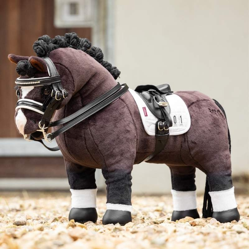 Dressursal Toy Pony Svart