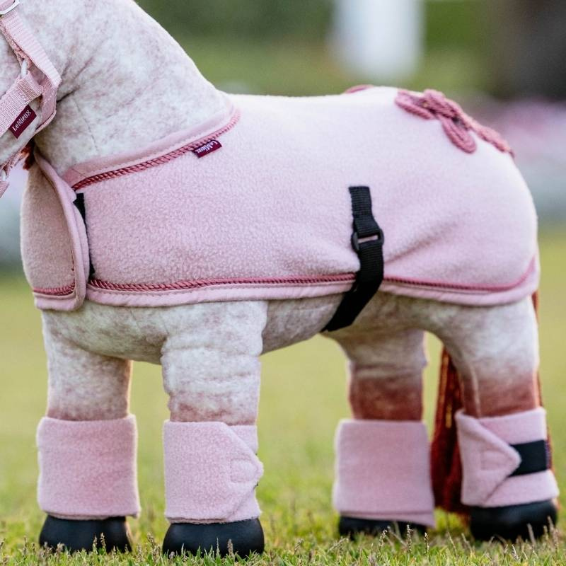 Fleecedekken Toy Pony Lys rosa