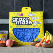 Slikkematte Graze Maze Lick Mat Nivå 1 Blå Slikkematte Graze Maze Lick Mat Nivå 1 Blå