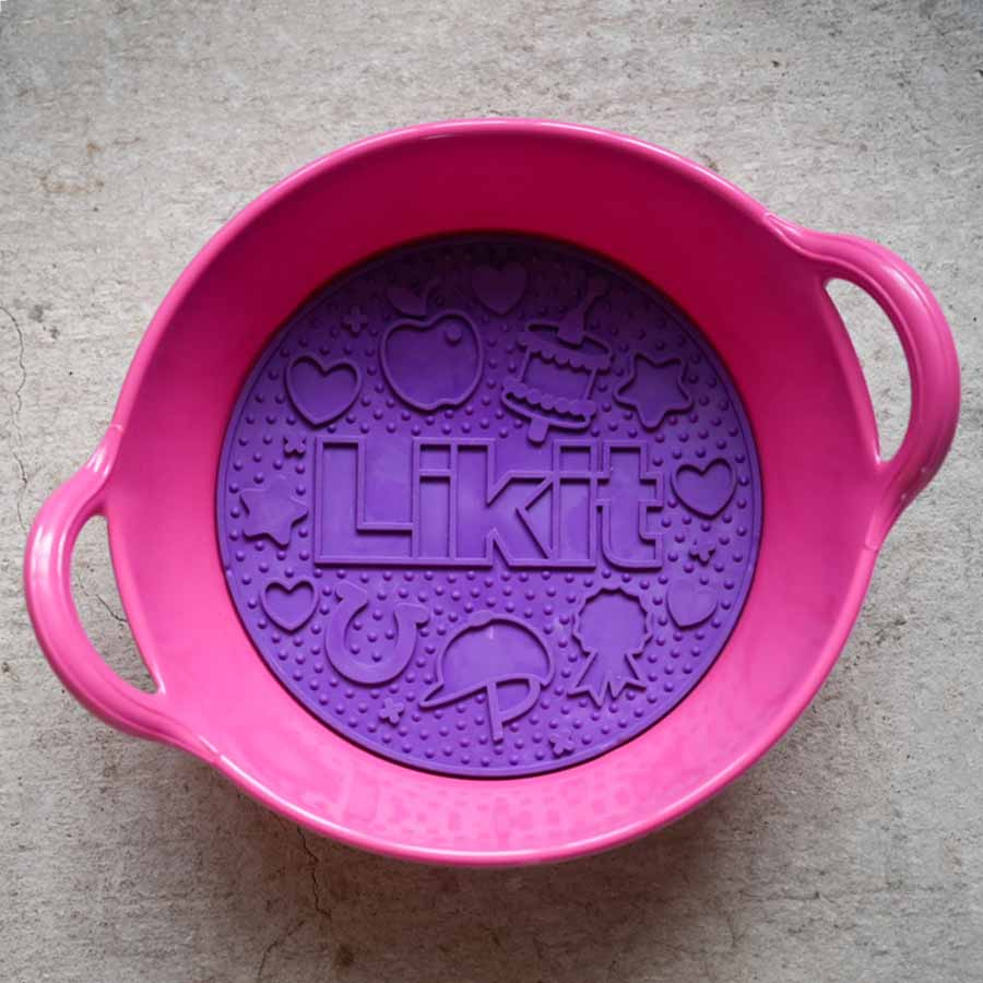 Slikkematte Graze Maze Lick Mat Nivå 1 Lilla