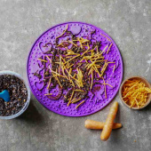 Slikkematte Graze Maze Lick Mat Nivå 1 Lilla Slikkematte Graze Maze Lick Mat Nivå 1 Lilla