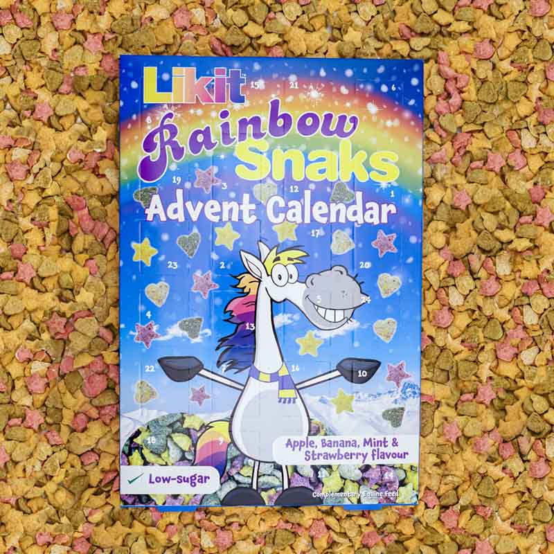 Adventskalender Hestegodteri Rainbow Snaks 200g