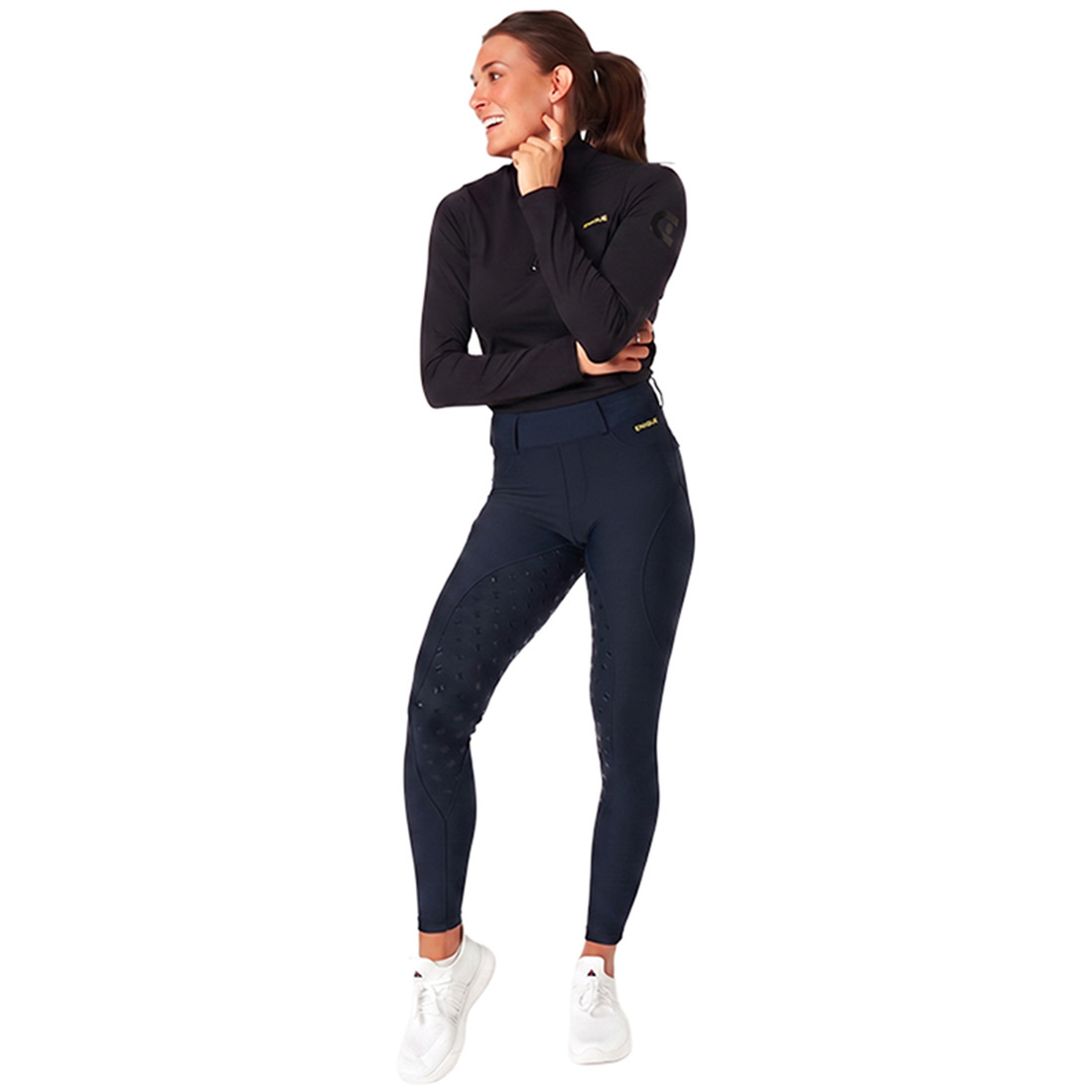 Ridetights Classic Full Grip Marineblå