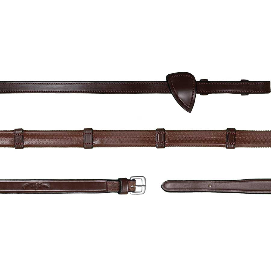 Gummitøyler med stoppere 13mm NE Brun