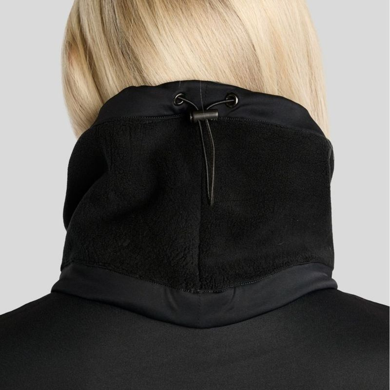 Halskrage MoEllie Fleece Crystals Svart
