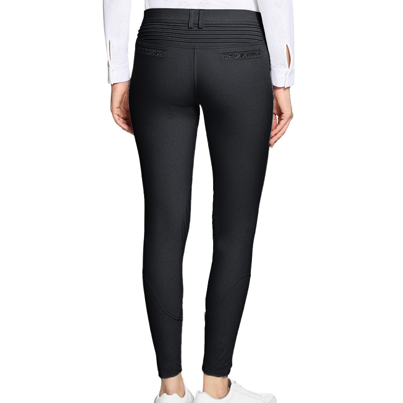 Ridebukse Adele Knee Grip Svart