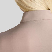 Treningstopp MoMegan Polo Long Sleeve Pearl Grey Treningstopp MoMegan Polo Long Sleeve Pearl Grey