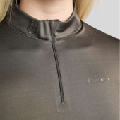Treningstopp MoMegan Polo Long Sleeve Grå Treningstopp MoMegan Polo Long Sleeve Grå