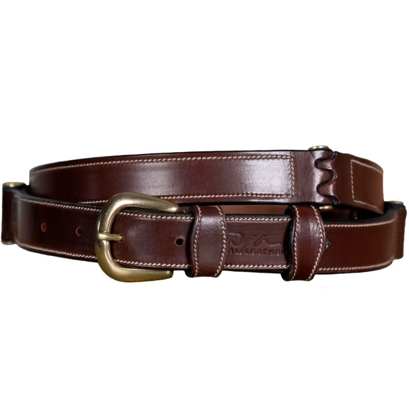Belte Flat Leather Brun