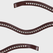 Pannebånd Strass U-formet Brun Pannebånd Strass U-formet Brun