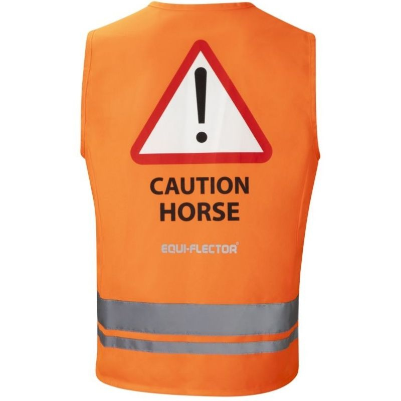 Refleksvest Caution Horse Oransje