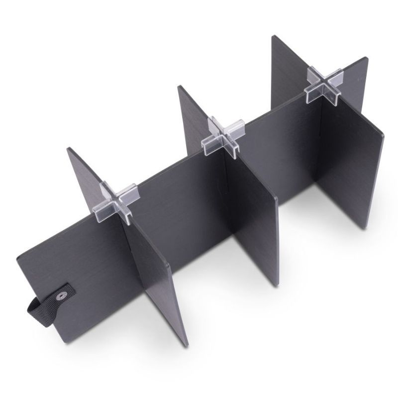 Strigleveske med lommer React Svart