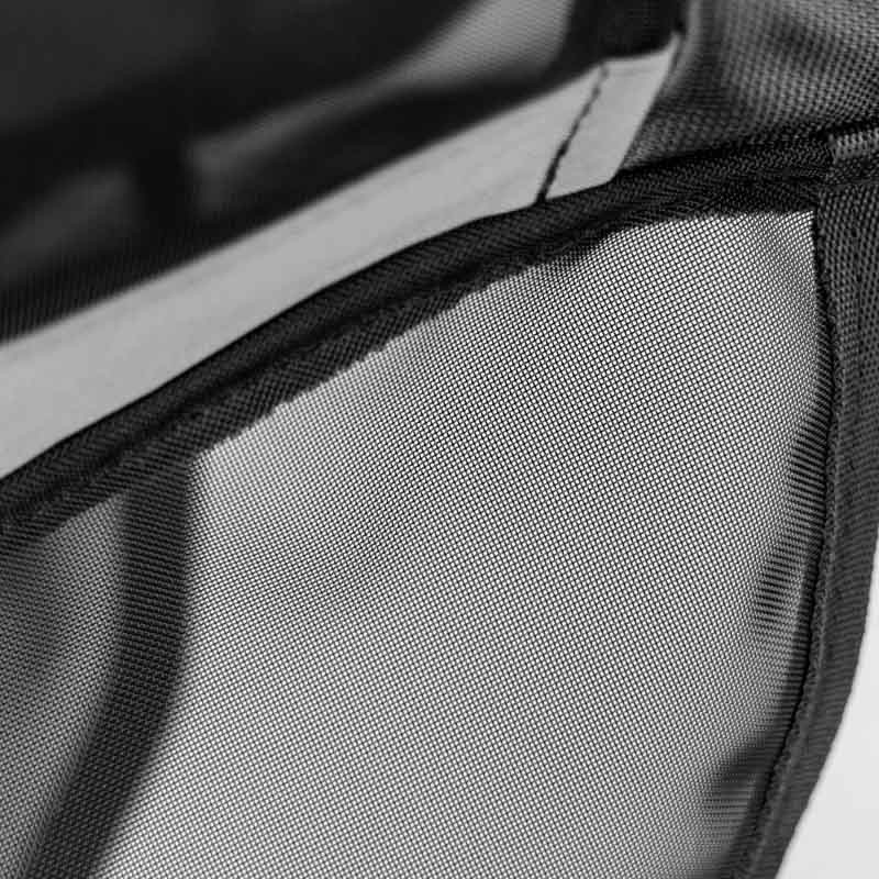 Fluemaske Fine Mesh without Ears with Nose Svart