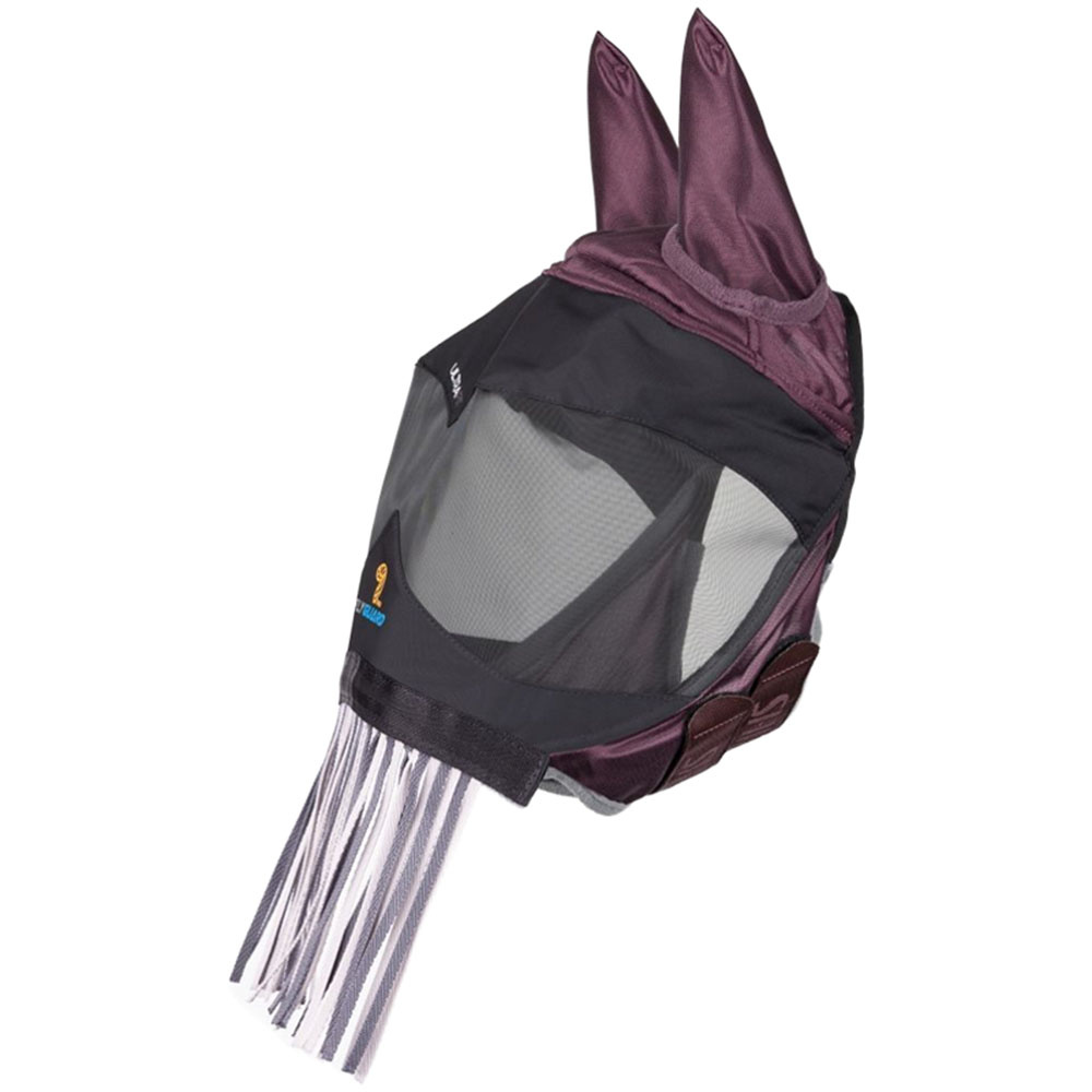 Fluemaske Deluxe with Ears & Nose Fringe Vinrød