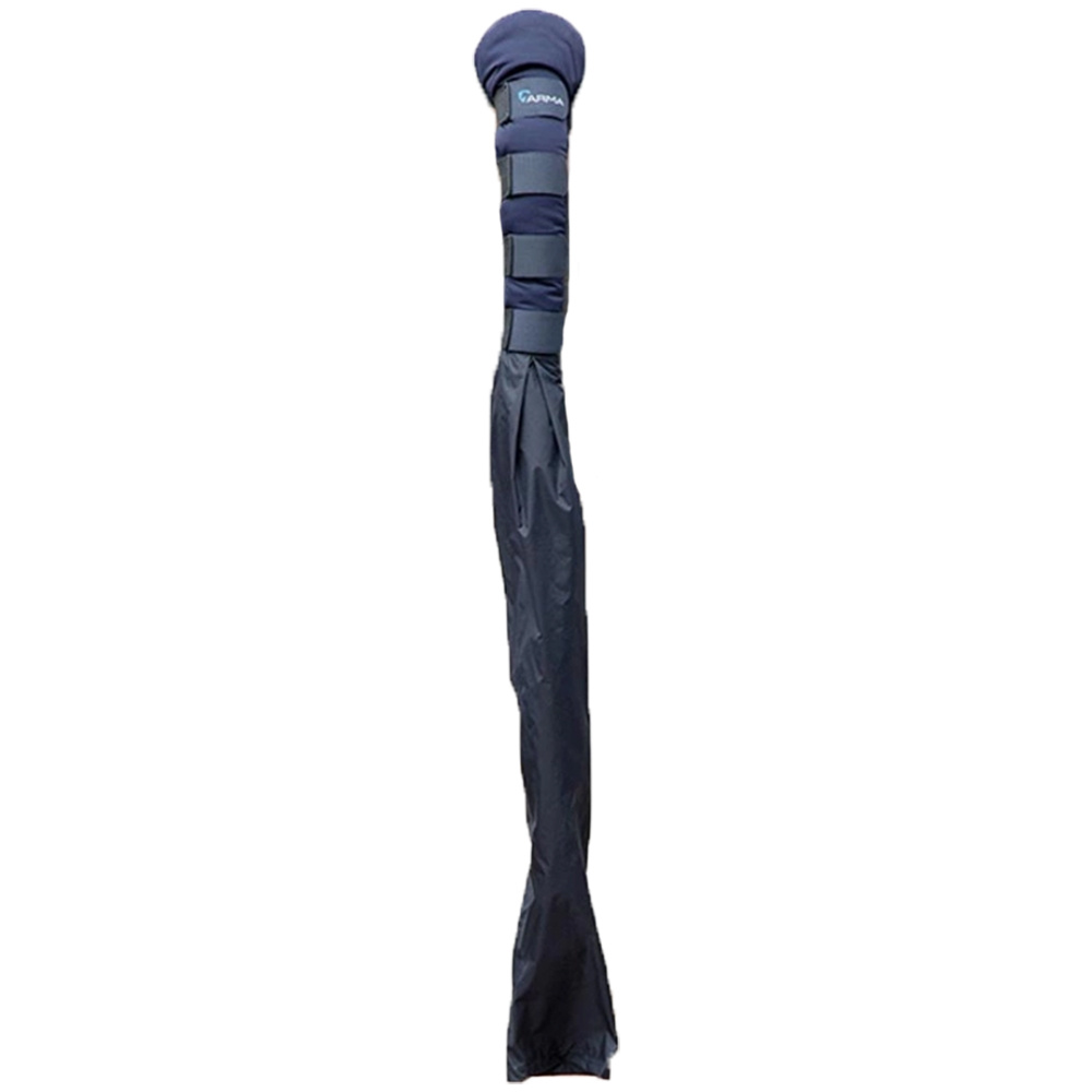 Halebeskytter med pose Marineblå