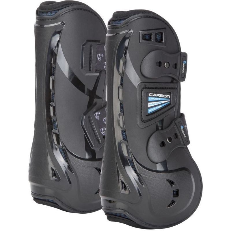 Senebeskyttere Carbon Front Svart
