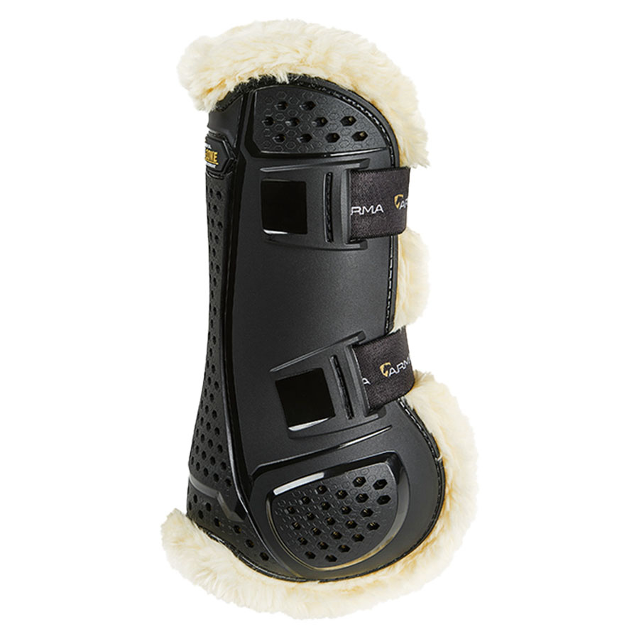 Senebeskyttere Oxi-Zone Air Motion SupaFleece Svart/Natur