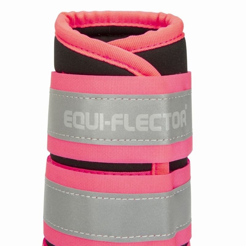 Refleksbelegg NX-MAX Neoprene Equi-Flector Svart/Rosa