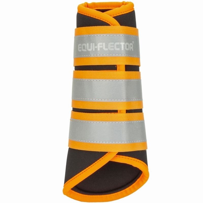 Refleksbelegg NX-MAX Neoprene Equi-Flector Svart/Oransje