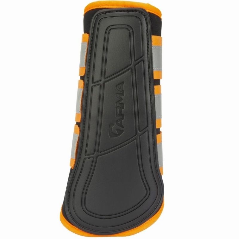 Refleksbelegg NX-MAX Neoprene Equi-Flector Svart/Oransje