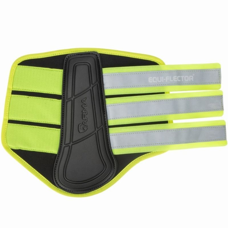 Refleksbelegg NX-MAX Neoprene Equi-Flector Svart/Gul