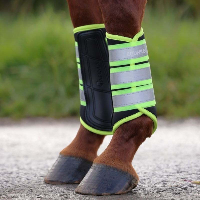 Refleksbelegg NX-MAX Neoprene Equi-Flector Svart/Gul