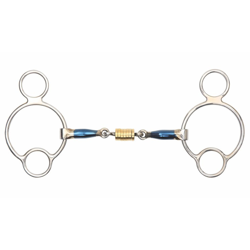 Tredelt bitt med ruller Blue Sweet Iron Universal