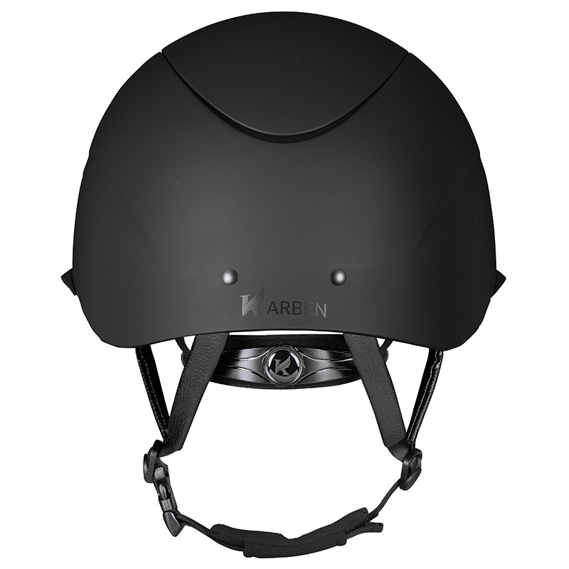 Ridehjelm Elisa Ellipse Matte Svart/Sølv