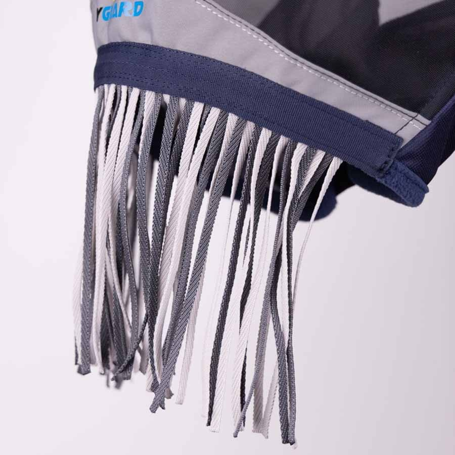 Fluemaske Fine Mesh with Ears & Nose Fringe Marineblå