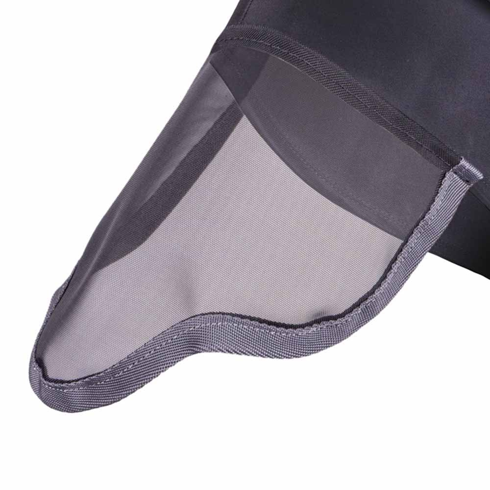 Fluemaske Stretch med ører & nese Svart