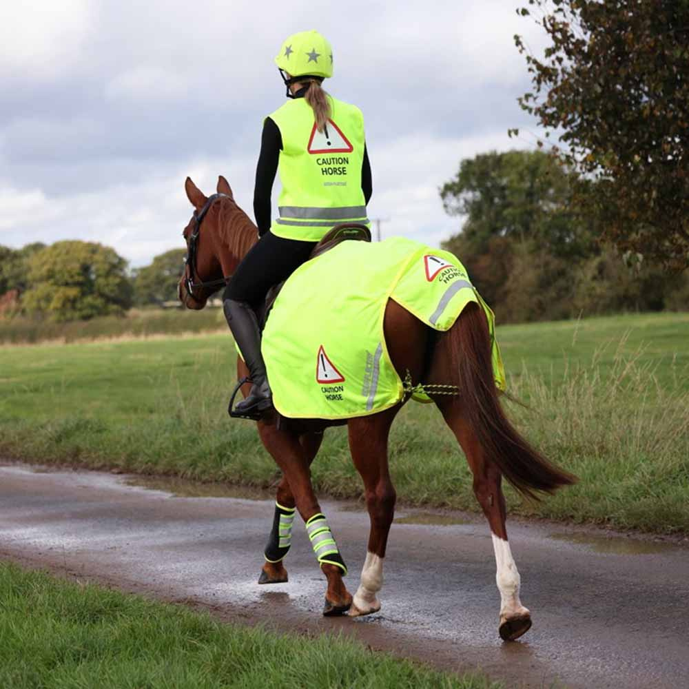 Lendedekken Mesh Reflex Gul