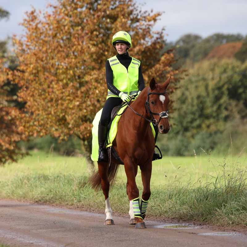 Lendedekken Mesh Reflex Gul