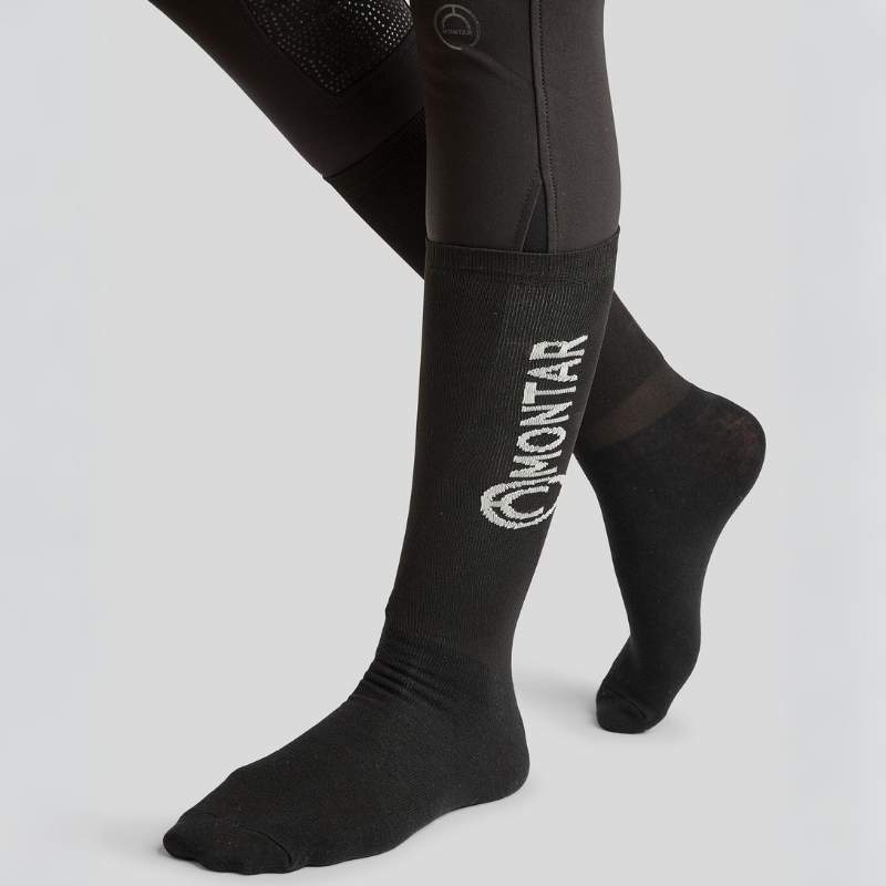 Ridesokker Nylon 3-pk Svart
