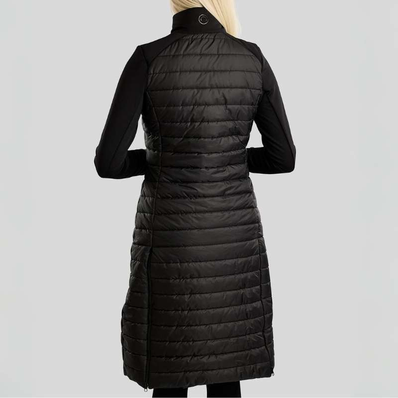 Ridekåpe Emma Long Softshell Hybrid Svart