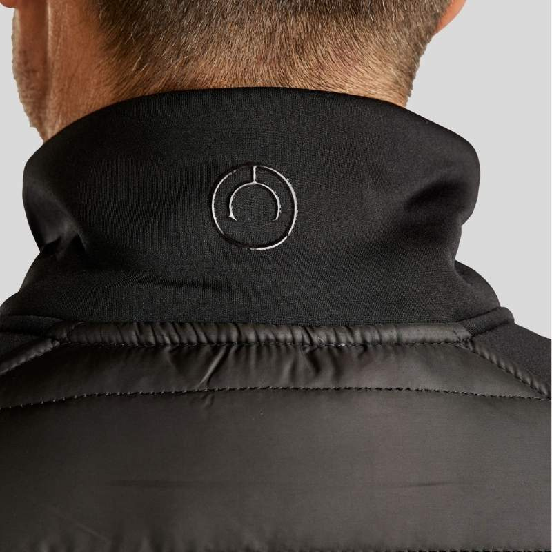 Hybridjakke Herre Emanuel Softshell Svart