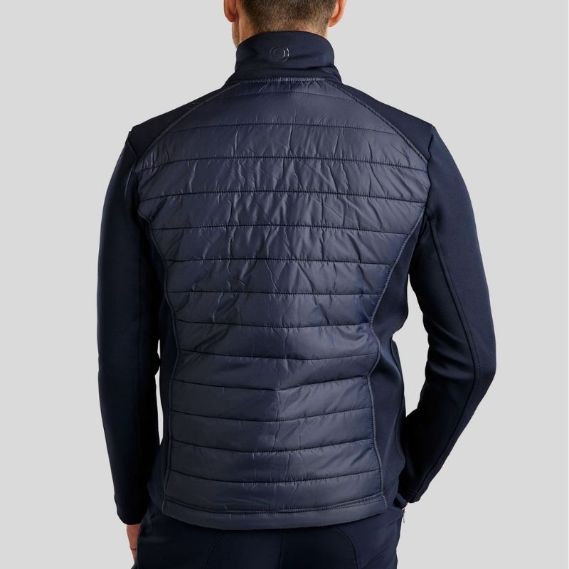 Hybridjakke Herre Emanuel Softshell Marineblå