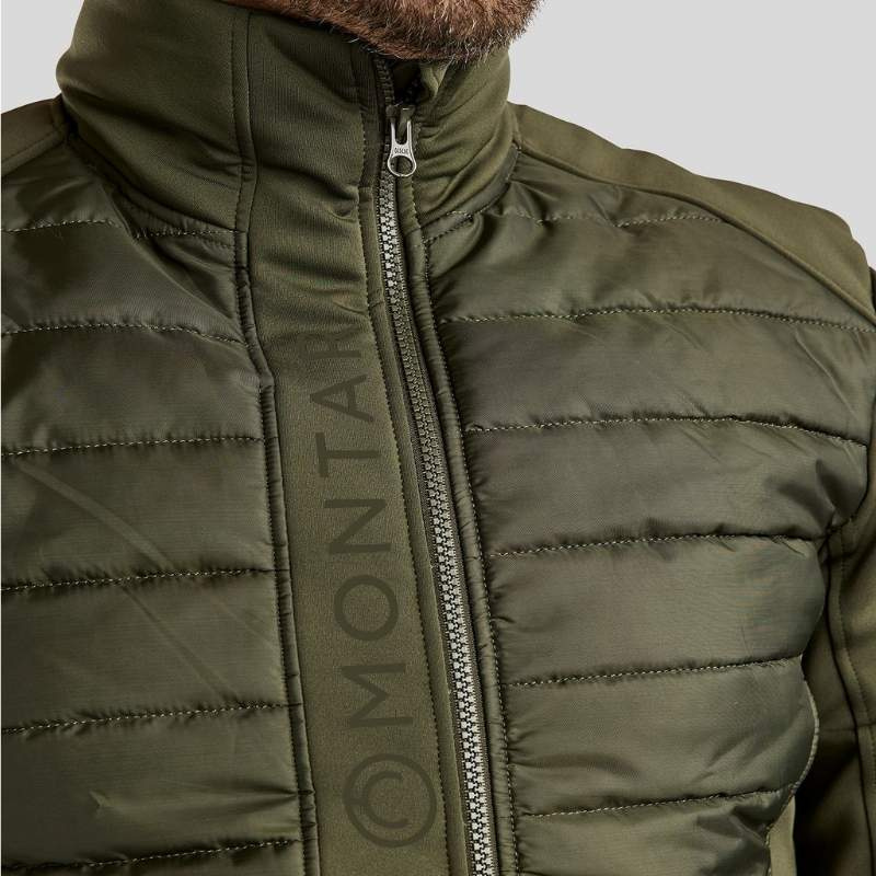 Hybridjakke Herre Emanuel Softshell Olive