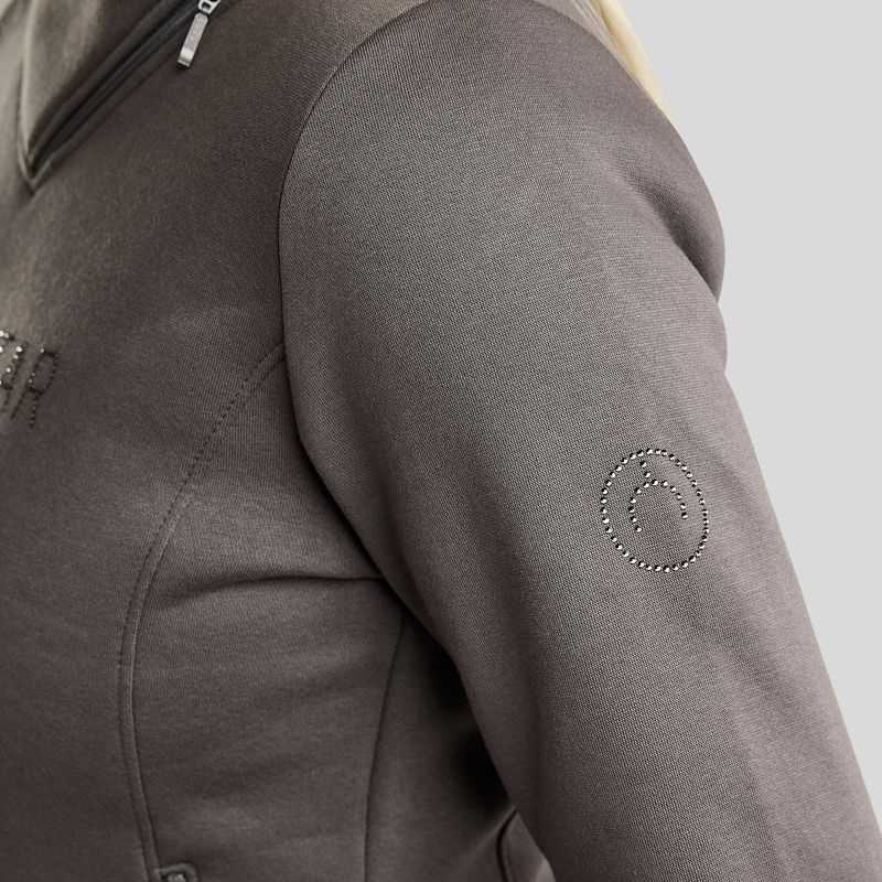 Sweatshirt MoNaja Gun Metal Crystals Grå